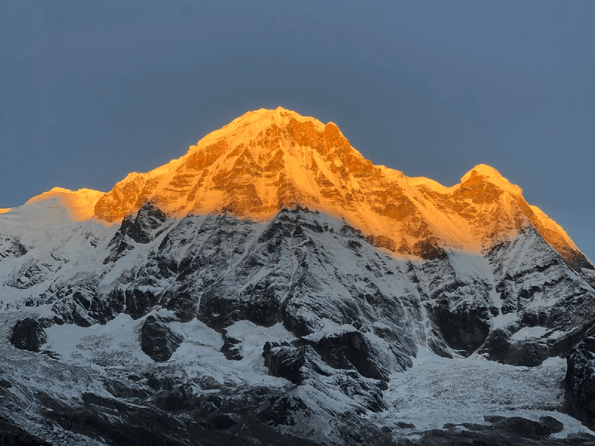 view of mt. annapurna